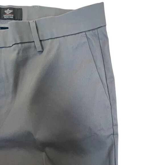 Dockers Mens Gray Cotton Blend Iron Free Straight Fit Khaki Pants Sz 36x29 - New - Picture 6 of 12